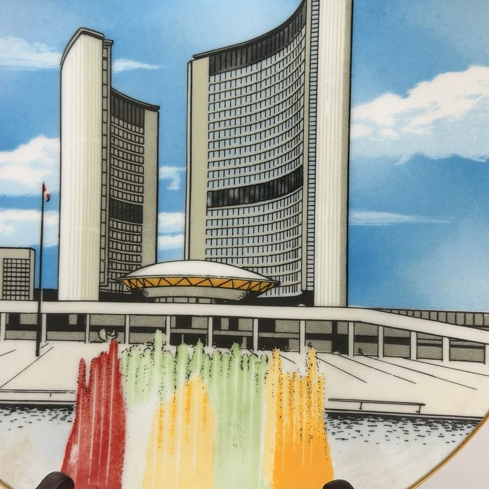 AMF Bowling BPAA Convention 1977 Toronto Civic Centre Porcelain‎ Plate 10